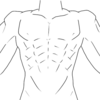 何気無く落書き感覚で筋肉質な胴体を描いたらそれなりに描けてビックリ