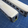 【1/80,16.5mm】復活つばめ制作「4&5」：スロ34/オロ40の制作(13)「屋根の仕上げ」