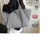 【超軽量＆大容量】通勤・通学・お買い物に大活躍！Dark Angelのチェック柄トートバッグが大人女子に絶対おすすめな理由✨高見えする韓国風カジュアルバッグを徹底レビュー！
