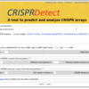 CRISPR arrayを探すwebサービス CRISPRDetect