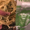 ポタージュでパスタ