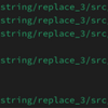 basic_string::replace(posからn1文字を文字数n2分のcに置き換え)