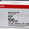 Canon｢EF100mm F2.8L マクロ IS USM(EF10028LMIS)｣を購入