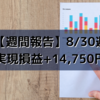 【週間報告】2021年8月30日週