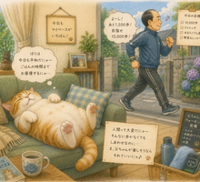 2026年6月20日　父ちゃんが「歩数」を気にし始めた！人間はなぜそんなに歩きたがるの？