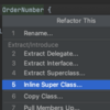 IntelliJ IDEAで複数のクラスをマージする