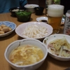 野菜とビールで。