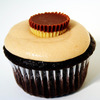  with peanut butter and banana buttercream frosting, topped with