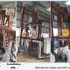 What machines are used in palm kernel oil extraction process?