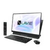 NEC　エヌイーシー LAVIE Desk All-in-one（DA370/MAB シングルチューナ搭載） デスクトップパソコン PC-DA370MAB ファインブラック [23.8型 /HDD：1TB /メモリ：4GB /2019年春モ…