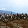 富士山が一望できる山でダート遊び（FREERIDE250R）