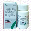 Buy Virpas (Sofosbuvir 400mg/Ledipasvir 90mg) Tablets Online Price in India 