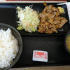 吉野家の生姜焼き定食