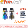 So Popular for IJOY CAPTAIN SUBOHM TANK 25mm+IJOY Captain Coil 3pcs-$21.90!