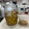 梅シロップその後→まだ飲めません！（梅シロップ成長中）