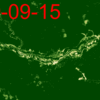 衛星観測データの季節変化 2(森林の紅葉変化　NDVI)