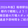 【2026年版】箱根駅伝を都内で観戦しよう！混雑回避の穴場スポットと通過予想時間をご紹介