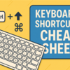 Mac × Windows キーボードショートカット対応チートシート