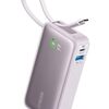 もうケーブルで迷わない！Anker Nano Power Bank (30W) パープルレビュー：iPhone 15を3倍速で充電、一体型ケーブルの魅力とは？