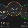 ハーフマラソン1週間前15km走