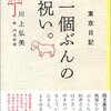 東京日記 卵一個ぶんのお祝い。