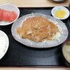西川口の「あおき食堂」で豚ローススタミナ炒め定食を食べました★