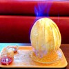 炎に包まれたかき氷🍧🔥