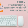 R言語のRSeleniumを使って、ブラウザ（自動）操作とWebスクレイピングをやってみた件 〜Google検索でのトップヒットページ・ヒット件数・スクショの取得〜