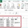 Excel CSV ファイルの貼り付け方法