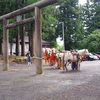 高照神社馬場跡で流鏑馬