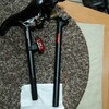 シートポスト交換。Cube seatpost prolight