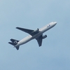 都内上空を通過するANAボーイング763