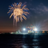 【万博】7月23日スペシャル花火！コスモスクエア海浜緑地から見た花火🎆と夜景