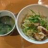 魂麺＠本八幡　4/18限定　魚魂〜ヒゲダラのアクアパッツァ風つけめん〜