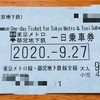 電車賃は回数券とフリー切符で節約