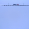 雪の降り続く弘南鉄道弘南線を除雪する、古豪のキ104＆ED333コンビを撮る！(尾上高校前の陸橋編)