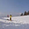 大雪の後の遊山　雑木の森