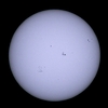 「太陽(白色光)」の撮影　2023年9月24日(機材：ミニボーグ45EDⅡ、E-PL8、ポラリエ)