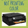 Why my brother printer not printing black?