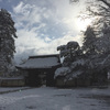 雪の神社