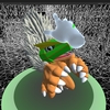 HoloLens2でホロモンアプリを作る その５６（ホロモンの頭を撫でるとホロモンが反応する）