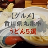 丸亀市内のうどん５選（丸亀渡辺のレポートあり）