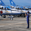 ブルーインパルスのウォークダウン... 2009年 小牧基地航空祭にて