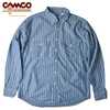 再入荷　カムコ CAMCO シャンブレー ストライプ ワークシャツ ブルー ストライプ