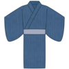 浴衣（男性用）のフリーイラスト素材
