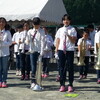 古井町内会運動会で南部小学校金管バンドの演奏をきく♪ - 2015.10.18