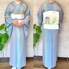 ㋃最後のお稽古は単衣着物で。