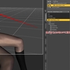 Daz3d　胸　非表示のパラメータの場所