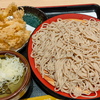 もり蕎麦とごぼう天