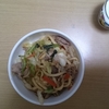 【自炊生活】焼うどんにはごま油とオイスターソースで味付け